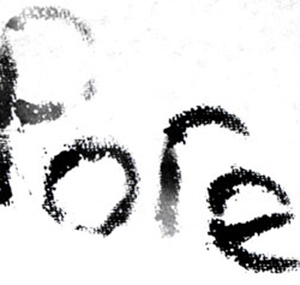 Typography Experiments. In my into to typography class we were given the assignment to create a word that looked like it's definition.